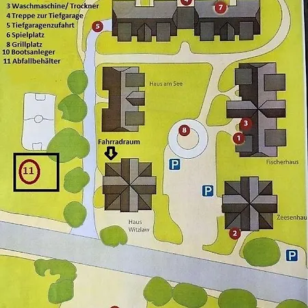 Apartment 1 Im Fischerhaus Mit Wintergarten Und Terrasse Seedorf (Rugen)